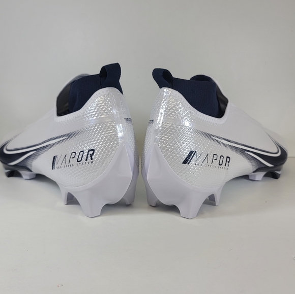Nike Vapor 360 Edge Pro Football Cleats White Navy CV6345-102 Men’s Size 16 - Picture 8 of 11